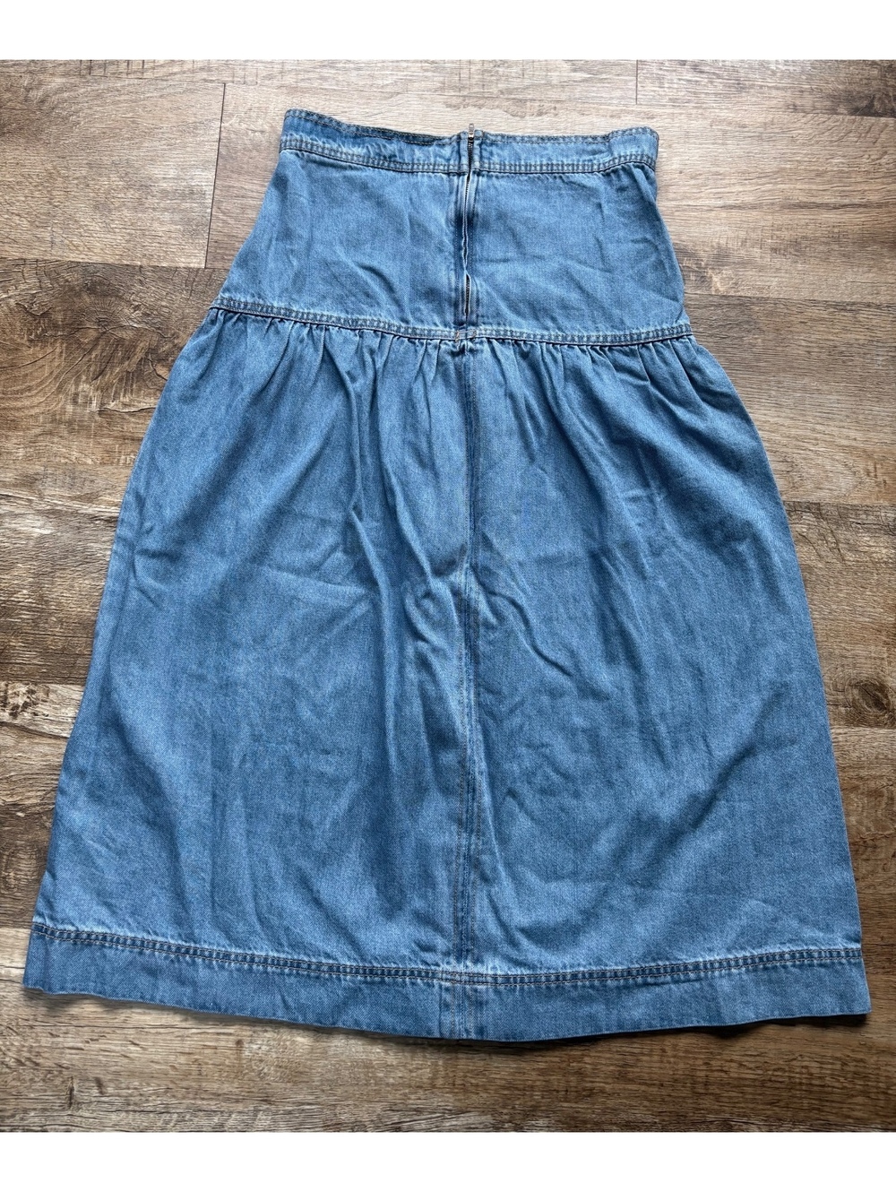 Women's Denim Western Midi Skirt Size 4